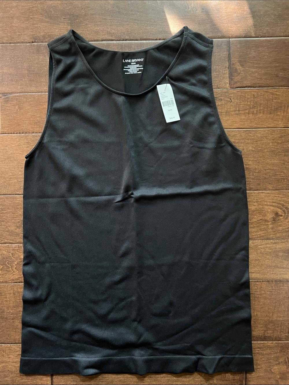 Lane Bryant Black Men's Sleeveless Tank Top
